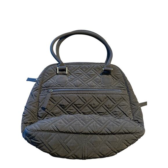 Vera Bradley black quilted turnlock handbag - Picture 5 of 5